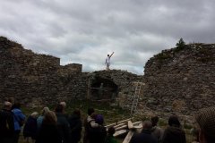 First open air theatrical performance.