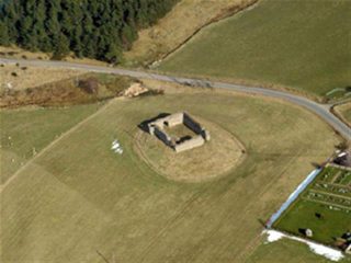 Aerial photo before work began.